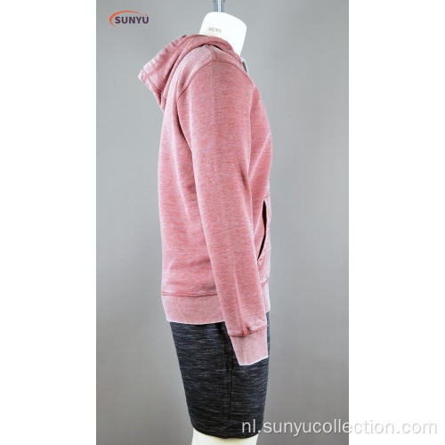 Mannen Simple Cardigan Sweatjacke met capuchon